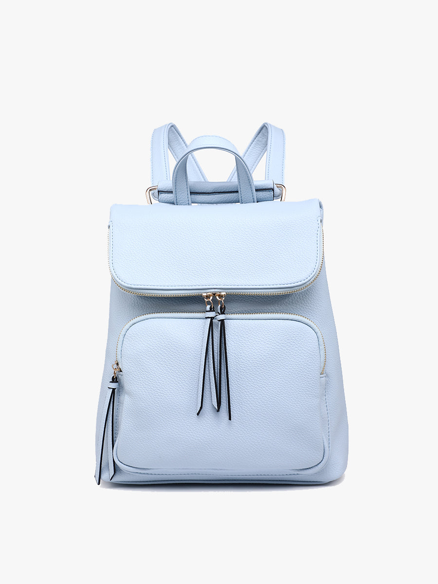 Everlee Vegan Backpack Cloud Blue - Jen & Co. vegan handbag