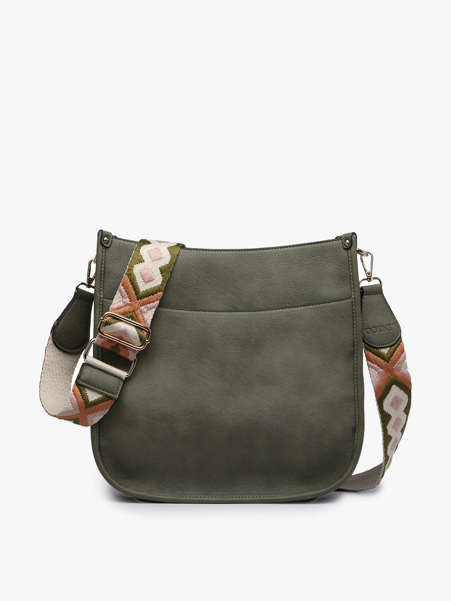 Chloe Vegan Crossbody Olive - Jen & Co. vegan handbag
