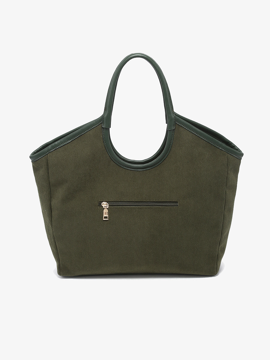 Piper Corduroy Mini Tote - Jen & Co. vegan handbag
