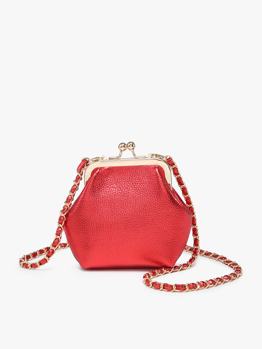 Cleo Coin Pouch Valentine - Jen & Co. vegan handbag
