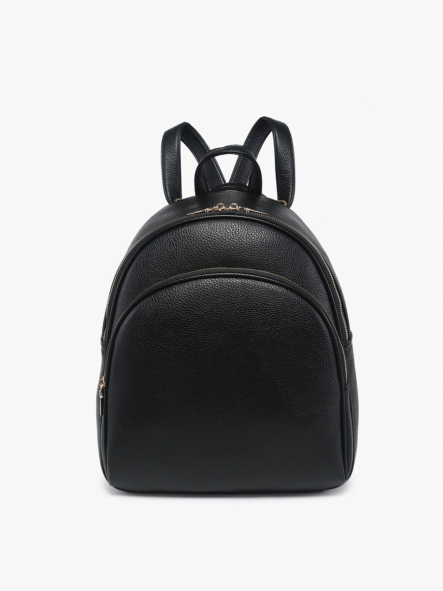 Simone Vegan Convertible Backpack Black - Jen & Co. vegan handbag