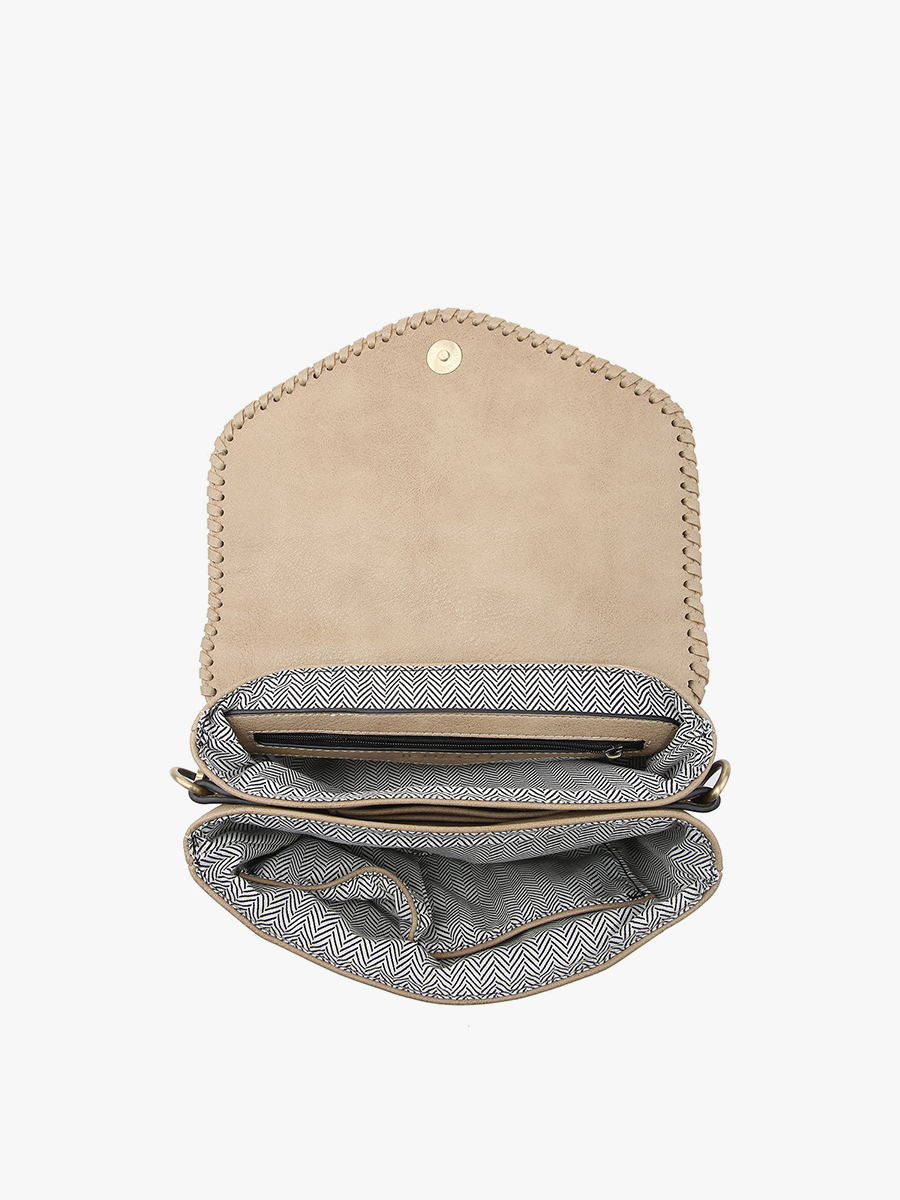 Sloane Faux Canvas Crossbody