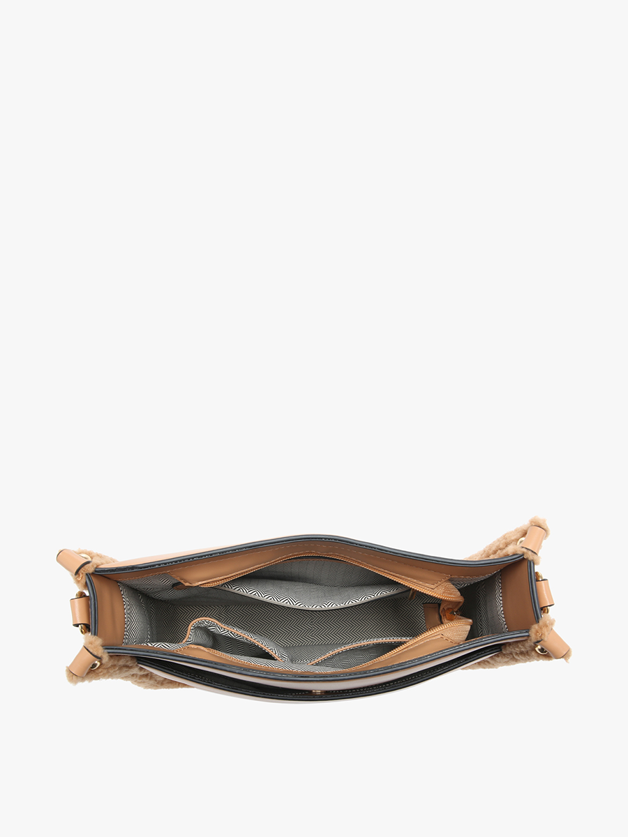 Chloe Vegan Teddy Crossbody - Jen & Co. vegan handbag