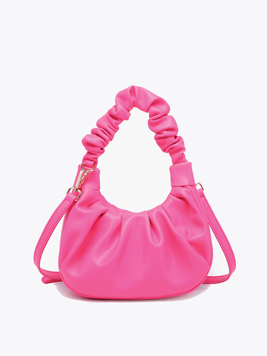 Berkley Vegan Shoulder Bag Hot Pink - Jen & Co. vegan handbag