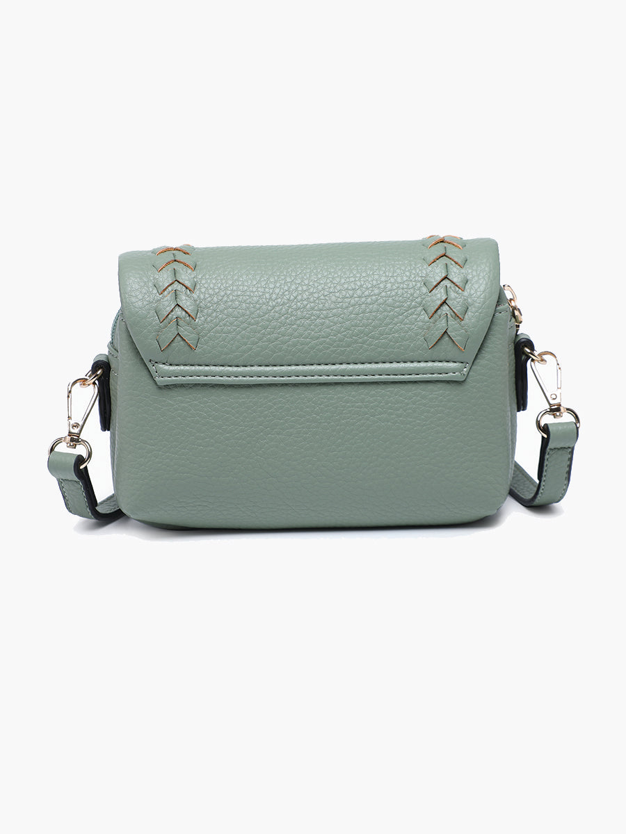 Scout Vegan Whipstitch Crossbody - Jen & Co. vegan handbag