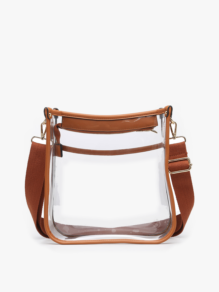 Posie Vegan Clear Crossbody - Jen & Co. vegan handbag