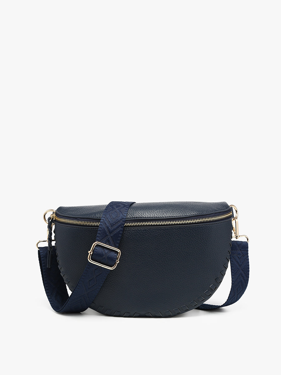 Janae Vegan Crossbody/Sling Bag Navy - Jen & Co. vegan handbag