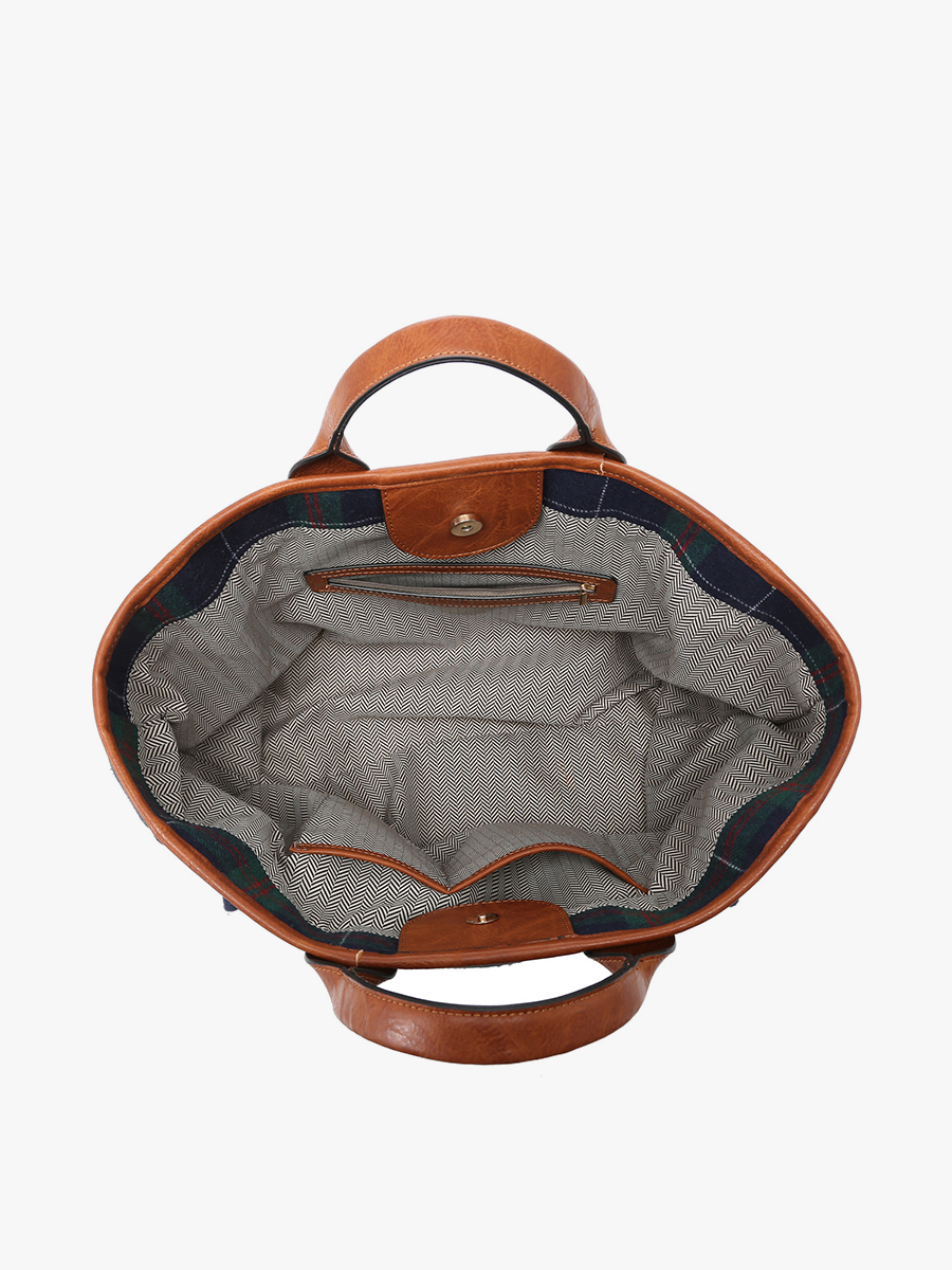 Kristina Vegan Satchel - Jen & Co. vegan handbag