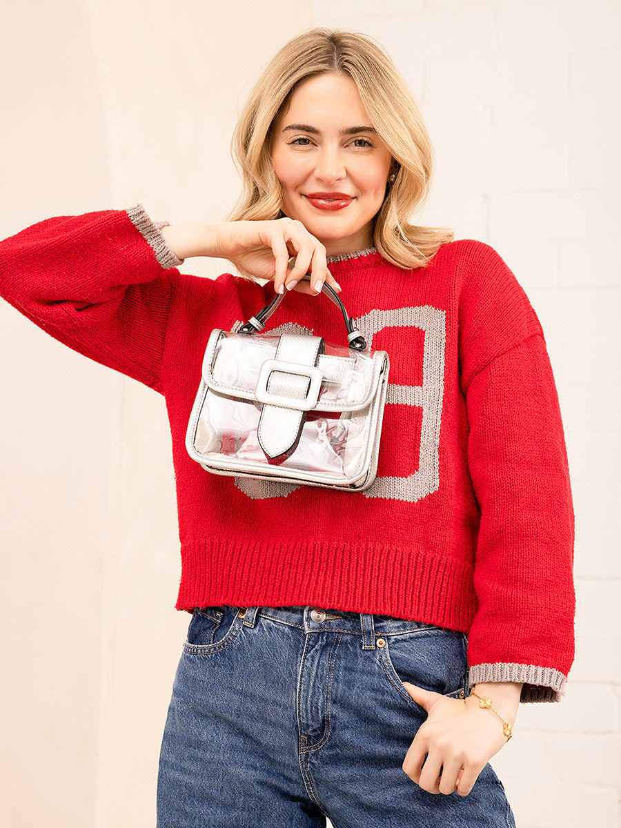 Toni Clear Crossbody - Jen & Co. vegan handbag