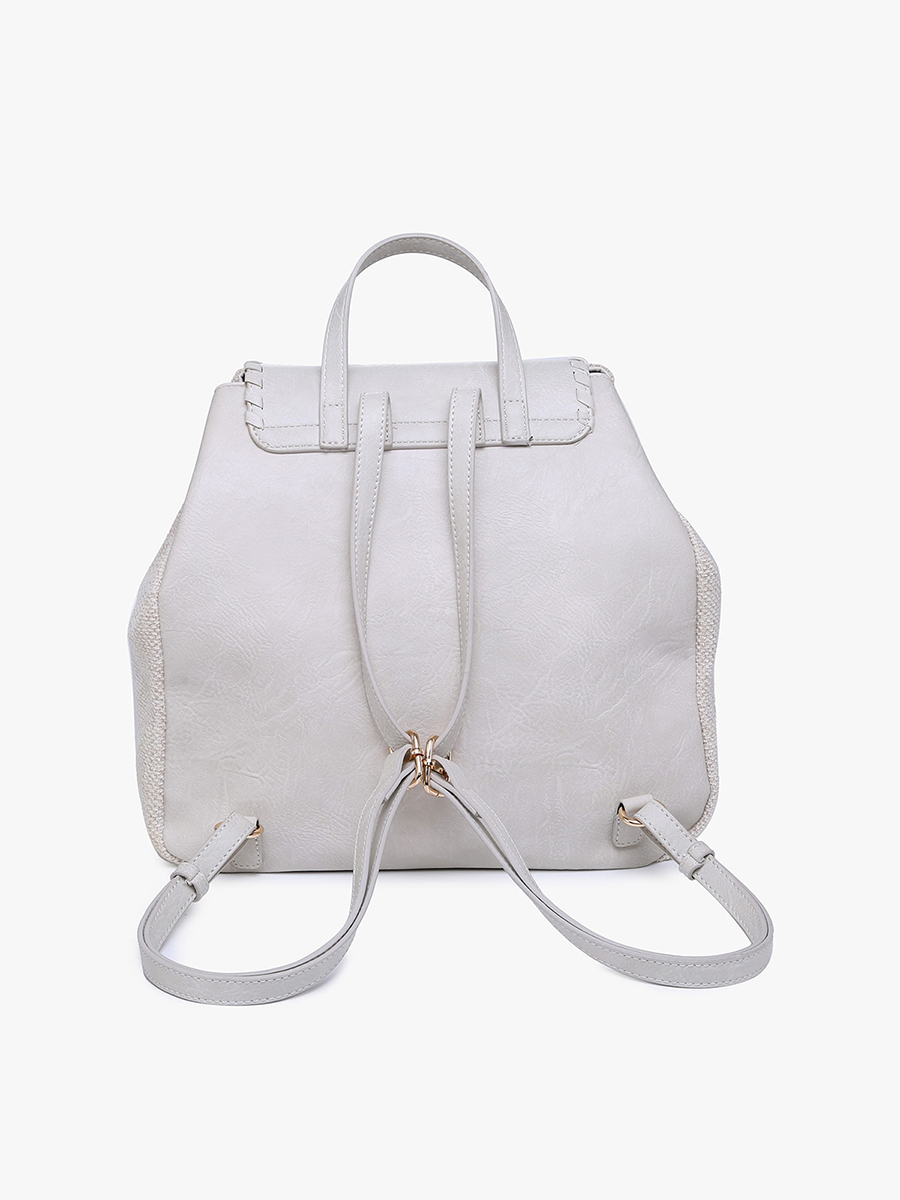 Saffron Vegan Tribal Backpack - Jen & Co. vegan handbag