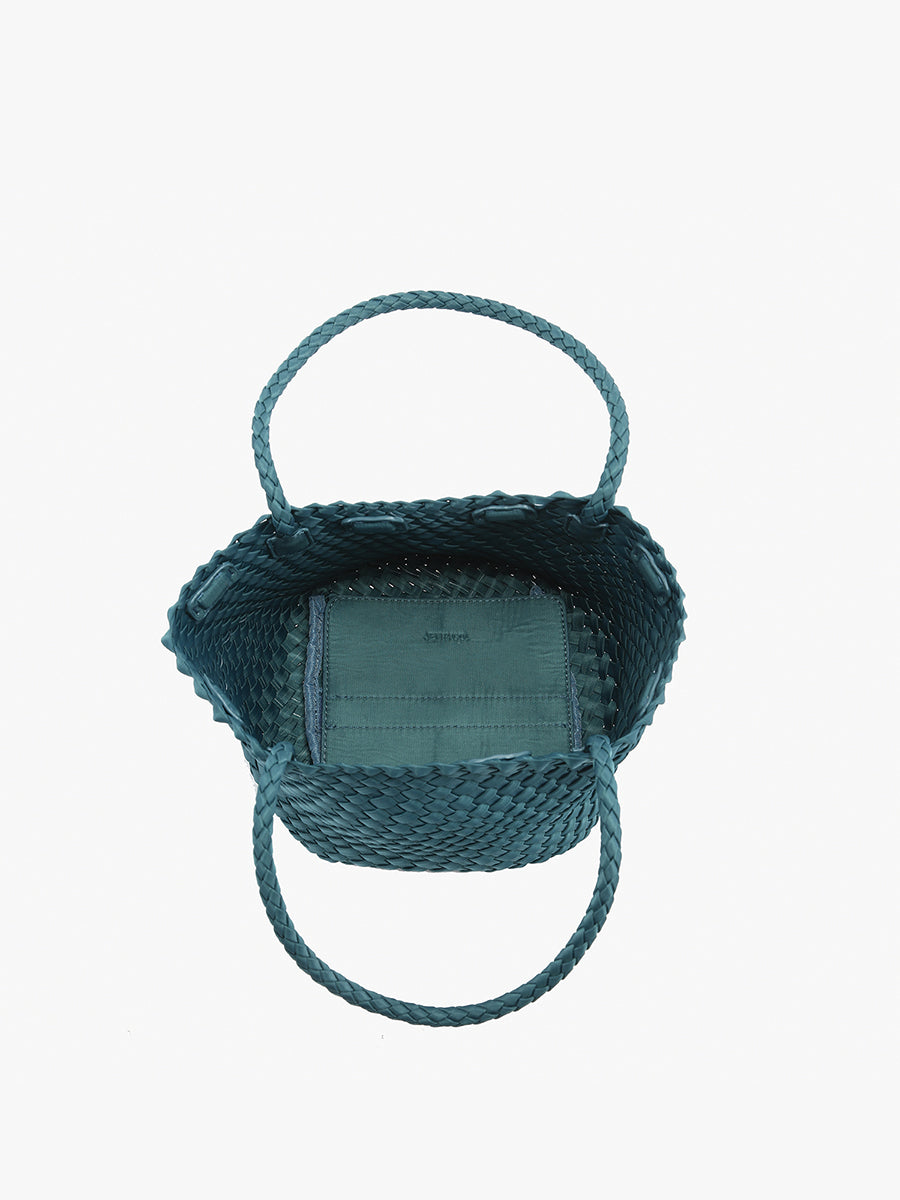 Ava Handwoven Bucket Bag/Tote - Jen & Co. vegan handbag