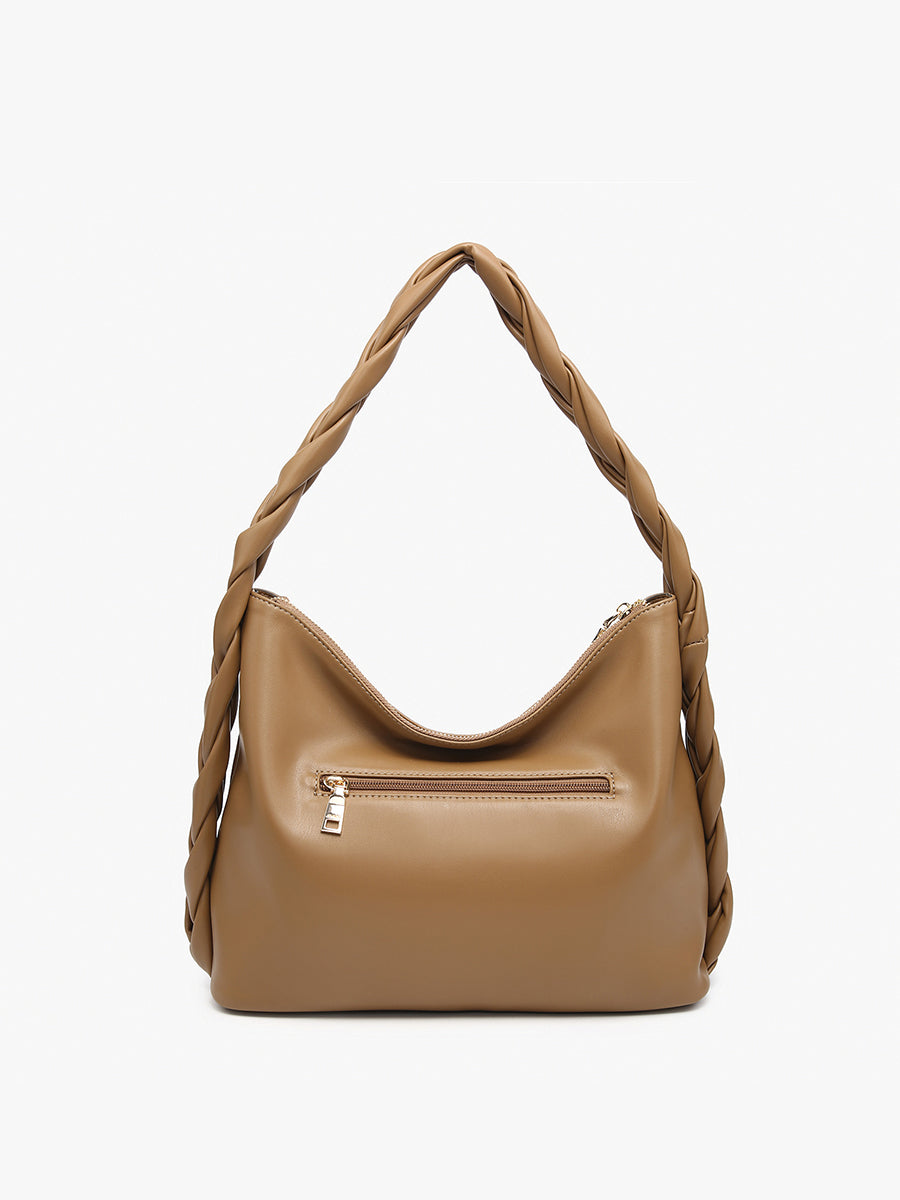 Delilah Vegan Knotted Hobo - Jen & Co. vegan handbag