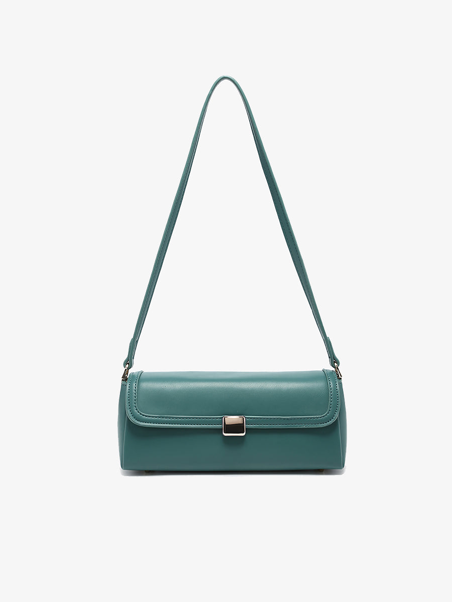 Rochelle Vegan Shoulder Bag Pine - Jen & Co. vegan handbag