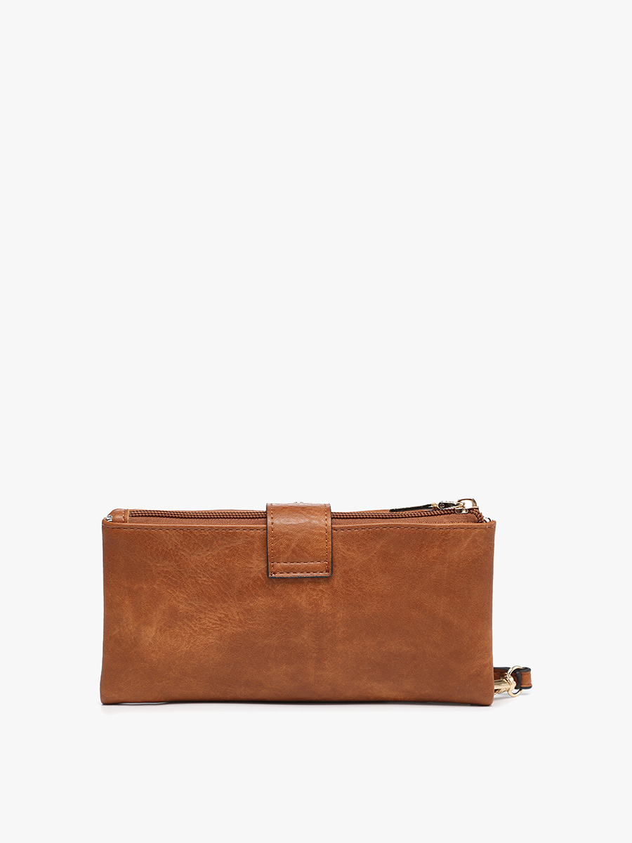 Cadence Vegan Buckle Wallet - Jen & Co. vegan handbag