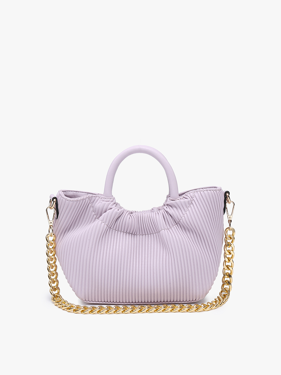 Valency Vegan Chain Crossbody Lilac - Jen & Co. vegan handbag