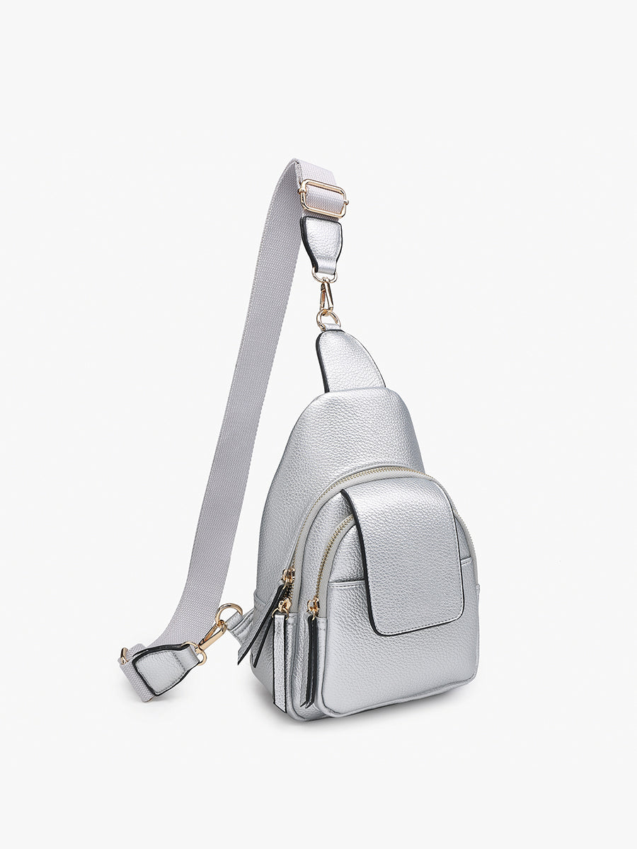 Sophia Vegan Sling Bag - Jen & Co. vegan handbag