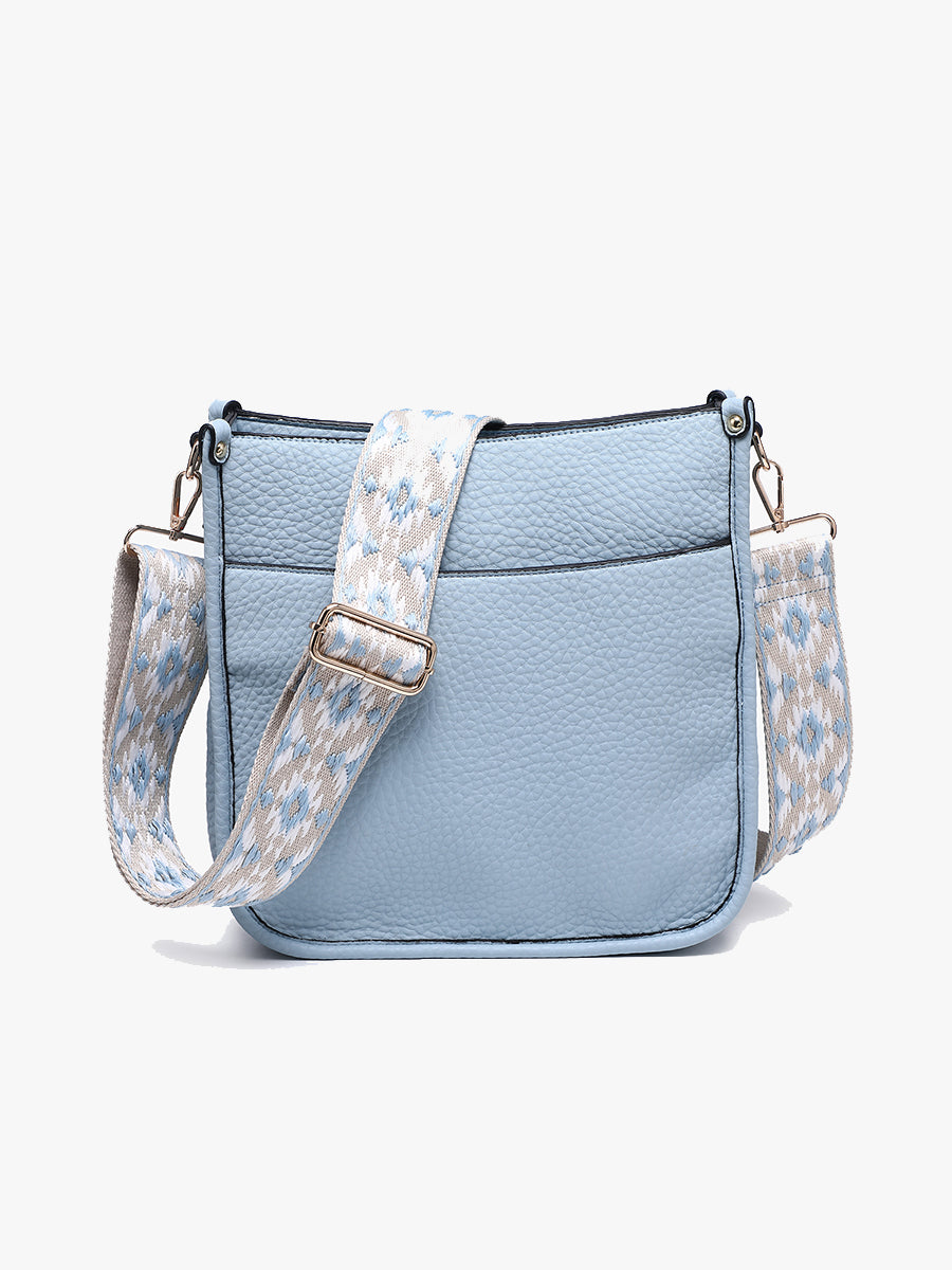 Posie Vegan Crossbody Cloud Blue - Jen & Co. vegan handbag