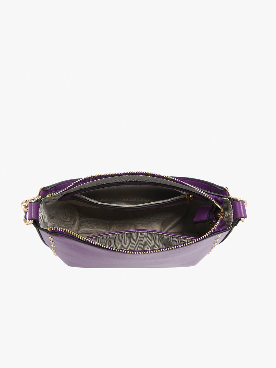 Carmen Vegan Studded Crossbody - Jen & Co. vegan handbag