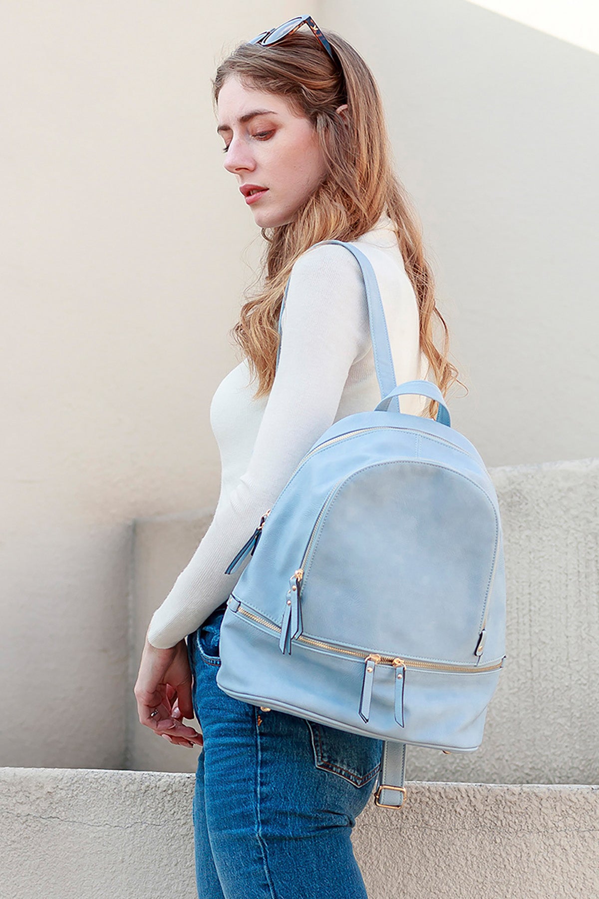 Blake Vegan Backpack - Jen & Co. vegan handbag