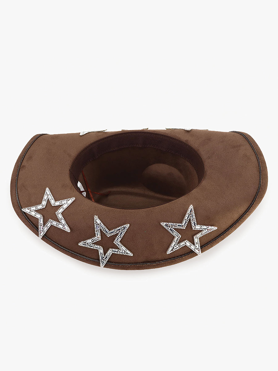 Tabitha Star Cowboy Hat - Jen & Co. vegan handbag