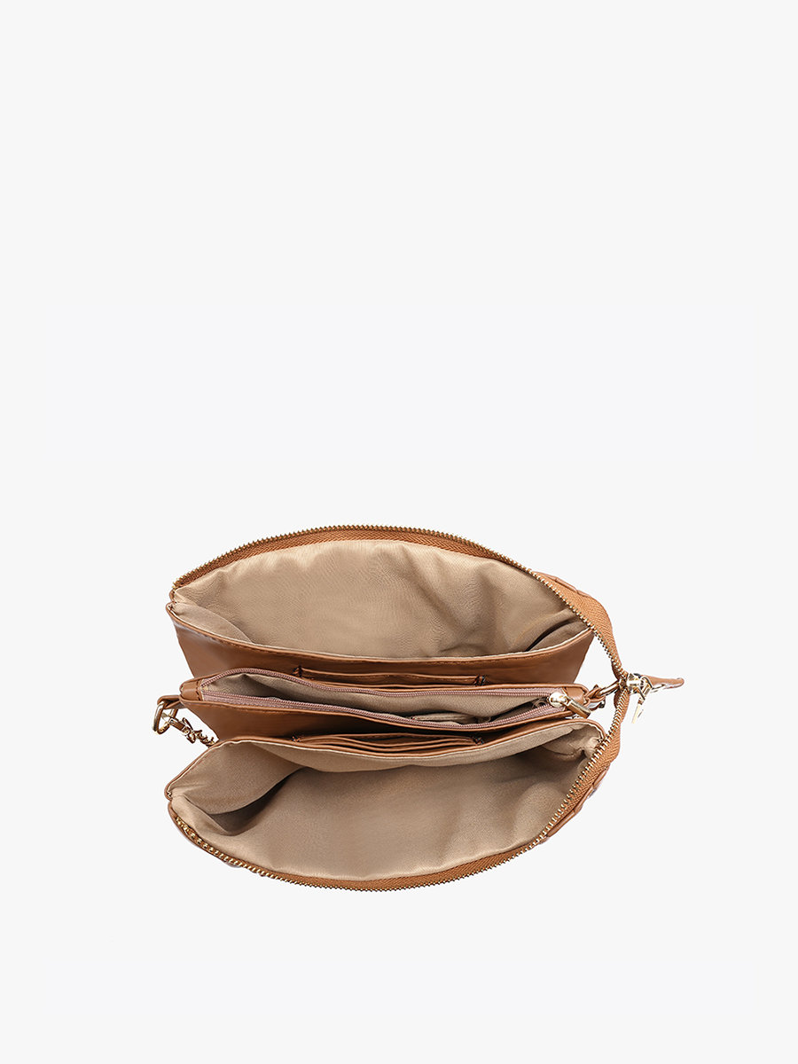 Izzy Vegan Puffer Crossbody - Jen & Co. vegan handbag