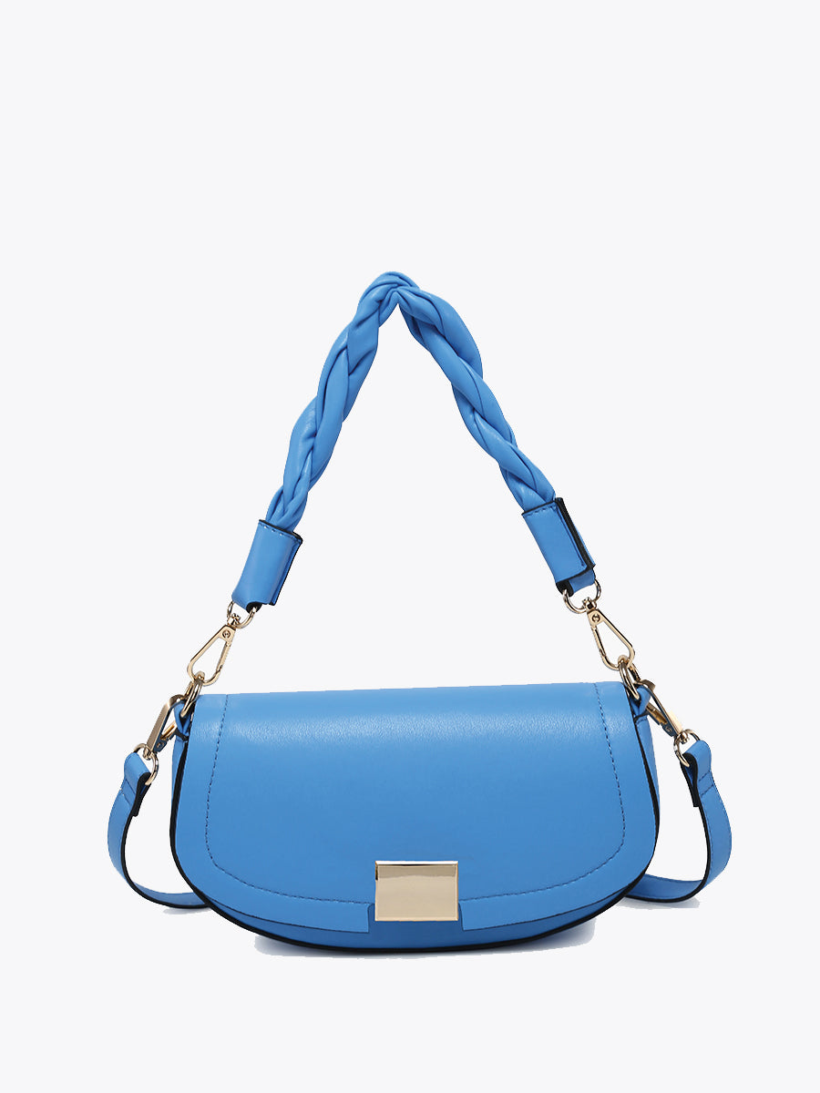 Nylah Vegan Crossbody Cobalt Blue - Jen & Co. vegan handbag