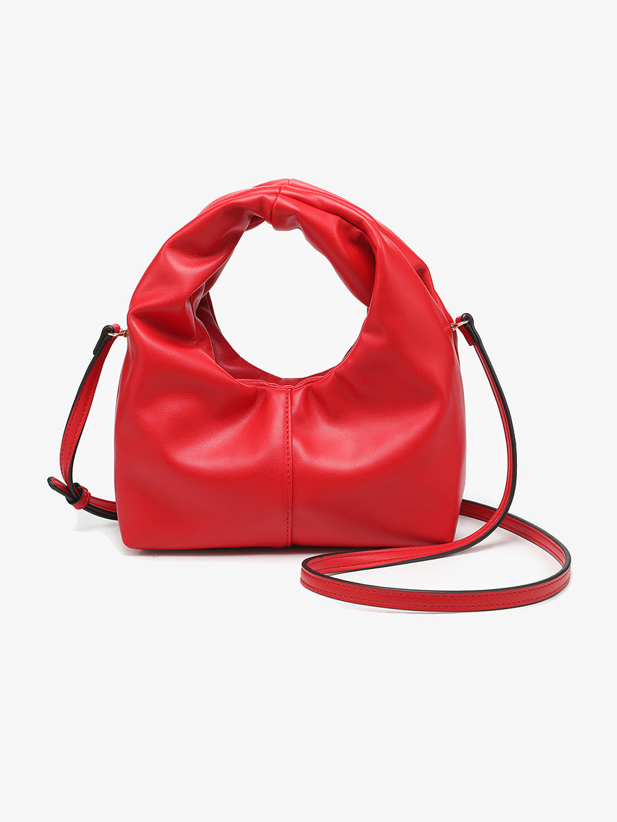 Rilynn Vegan Clutch/Crossbody Red - Jen & Co. vegan handbag