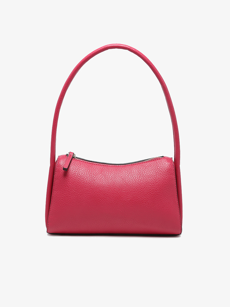 Leona Vegan Shoulder Bag Boysenberry - Jen & Co. vegan handbag