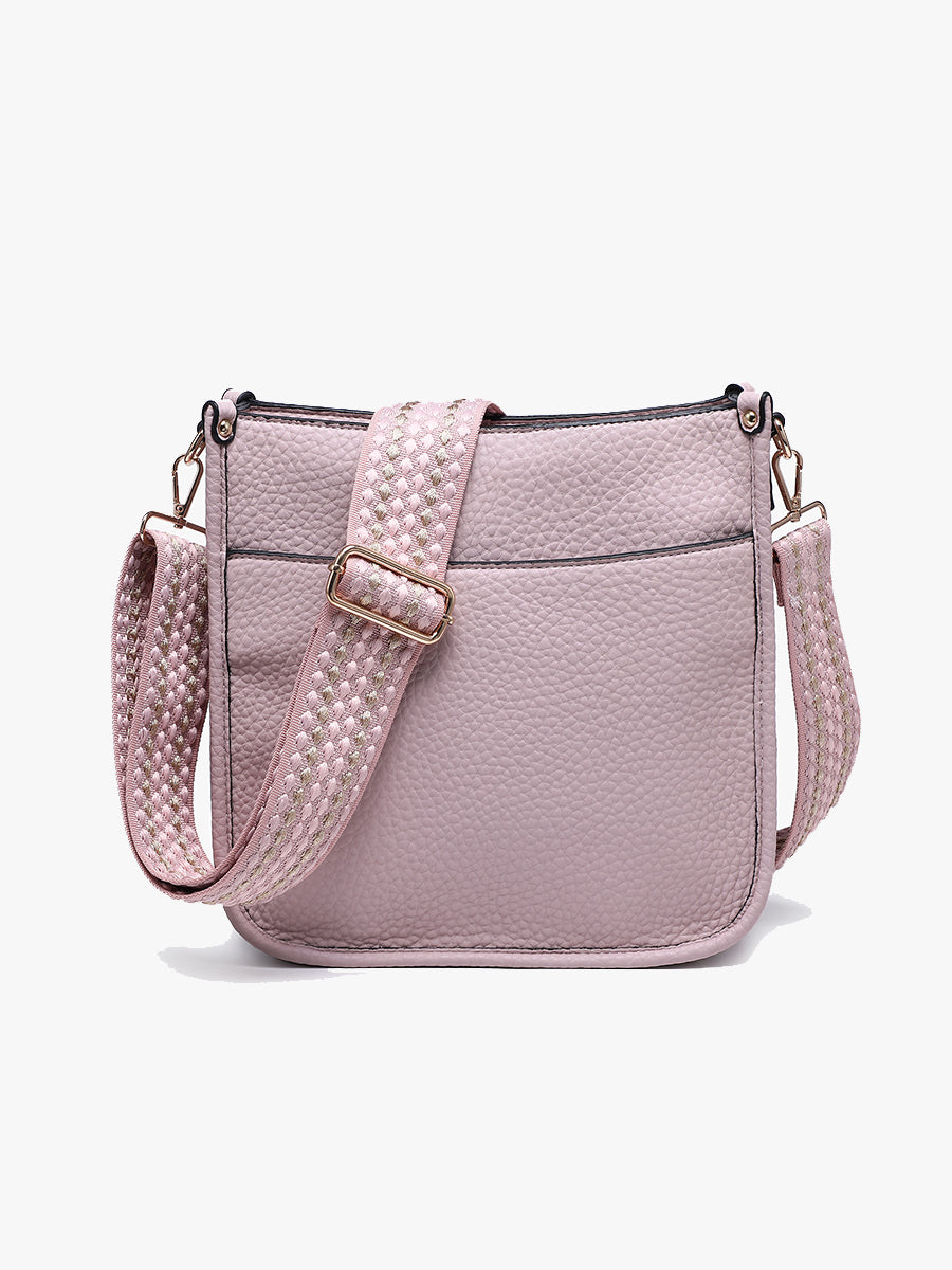 Posie Vegan Crossbody Pastel Purple - Jen & Co. vegan handbag