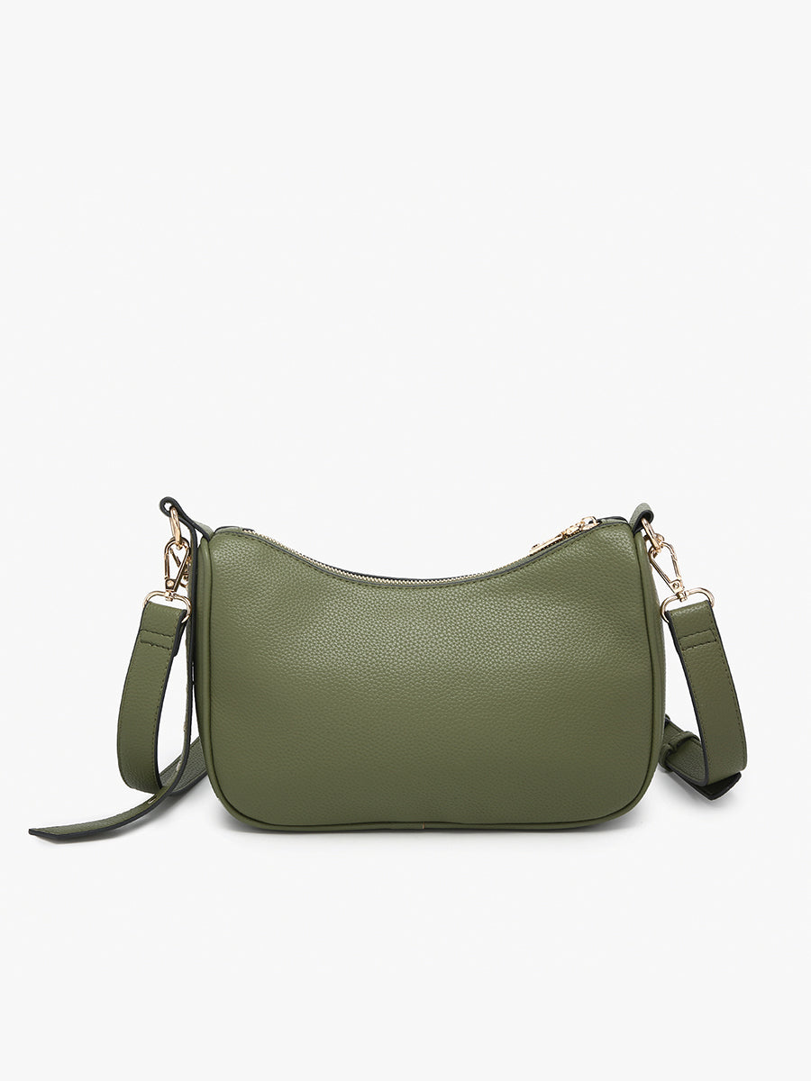 Artemis Vegan Detailed Crossbody - Jen & Co. vegan handbag