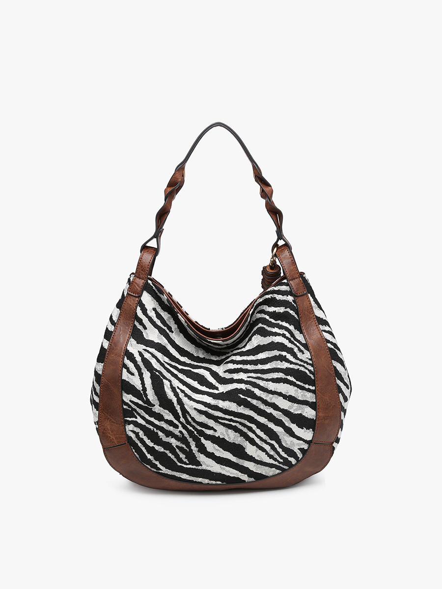 Nori Vegan Zebra Hobo