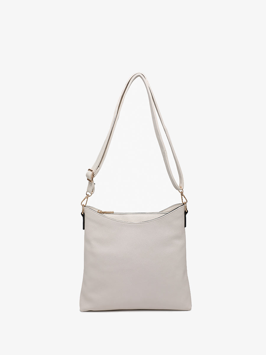 Emma Vegan Crossbody Cotton - Jen & Co. vegan handbag