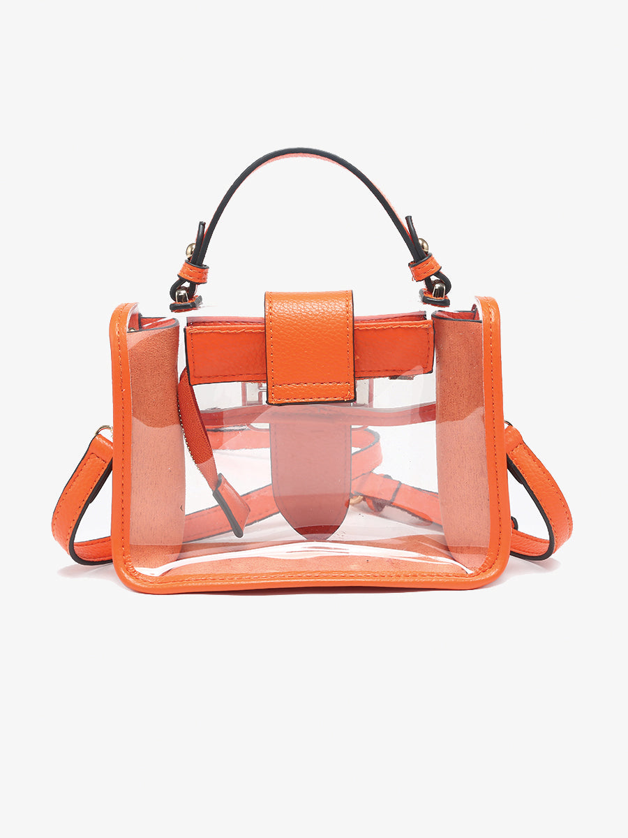 Toni Clear Crossbody - Jen & Co. vegan handbag