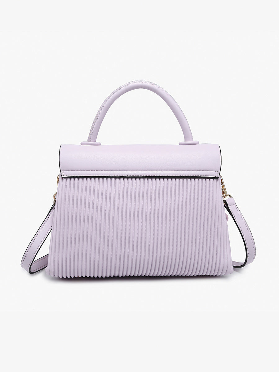 Anne Vegan Pleated Crossbody - Jen & Co. vegan handbag