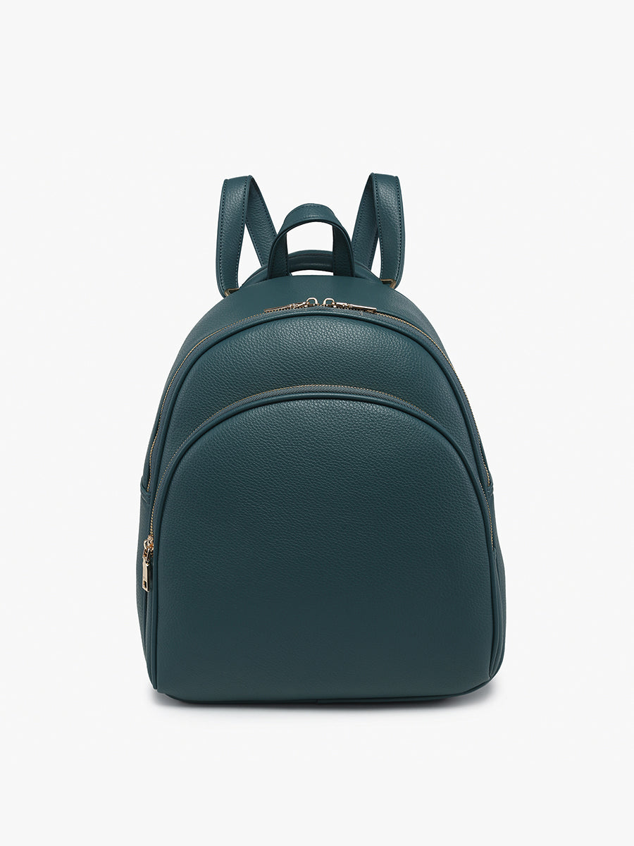 Simone Vegan Convertible Backpack Dark Teal - Jen & Co. vegan handbag