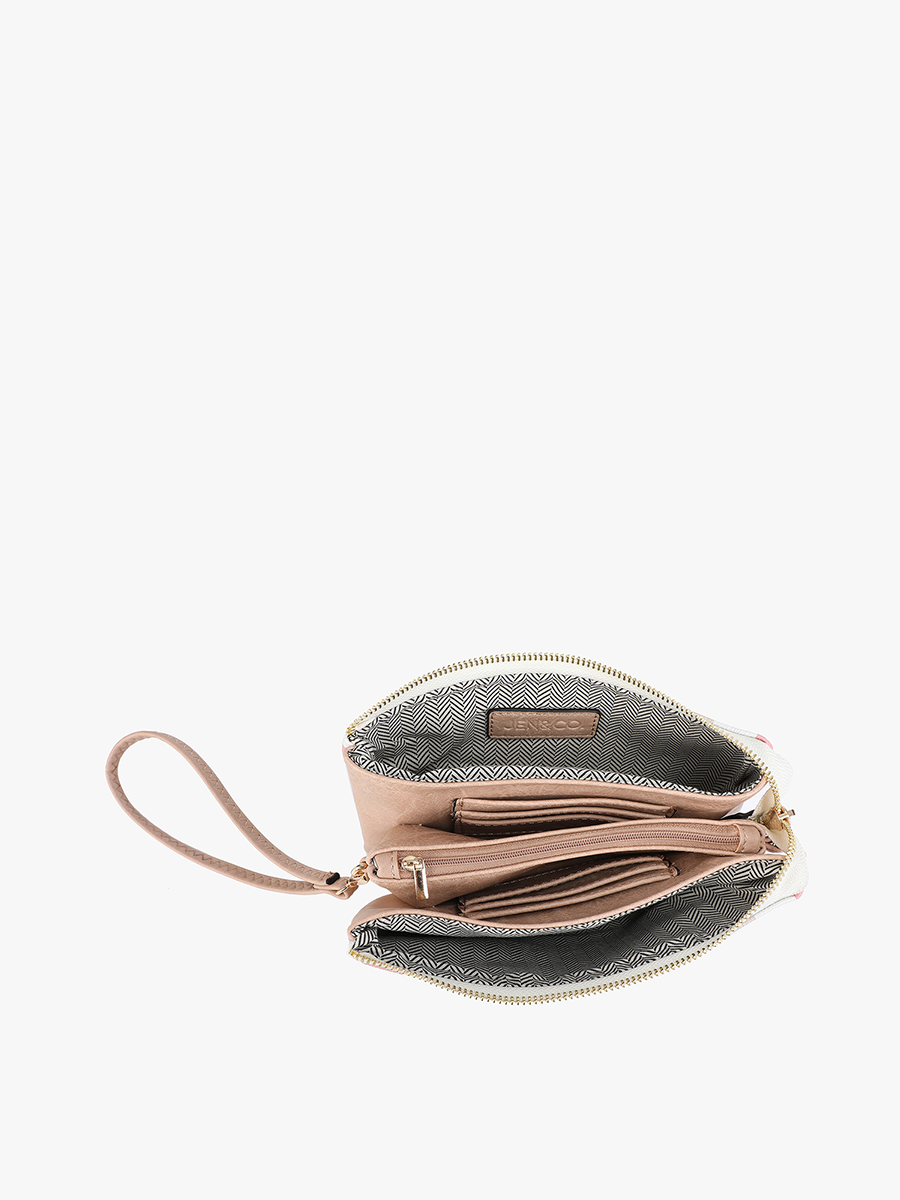 Riley Vegan Checkered Crossbody