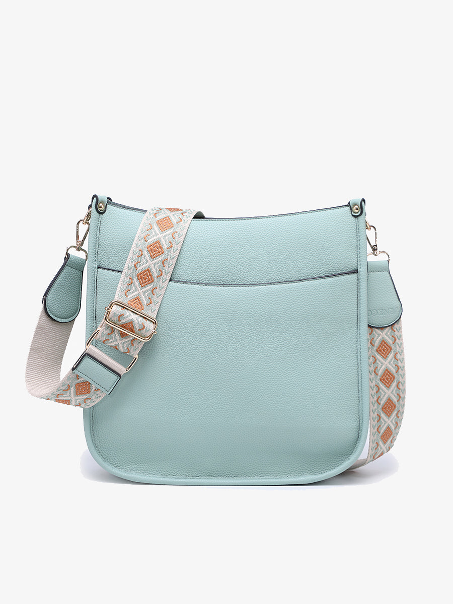 Chloe Vegan Crossbody Seafoam - Jen & Co. vegan handbag