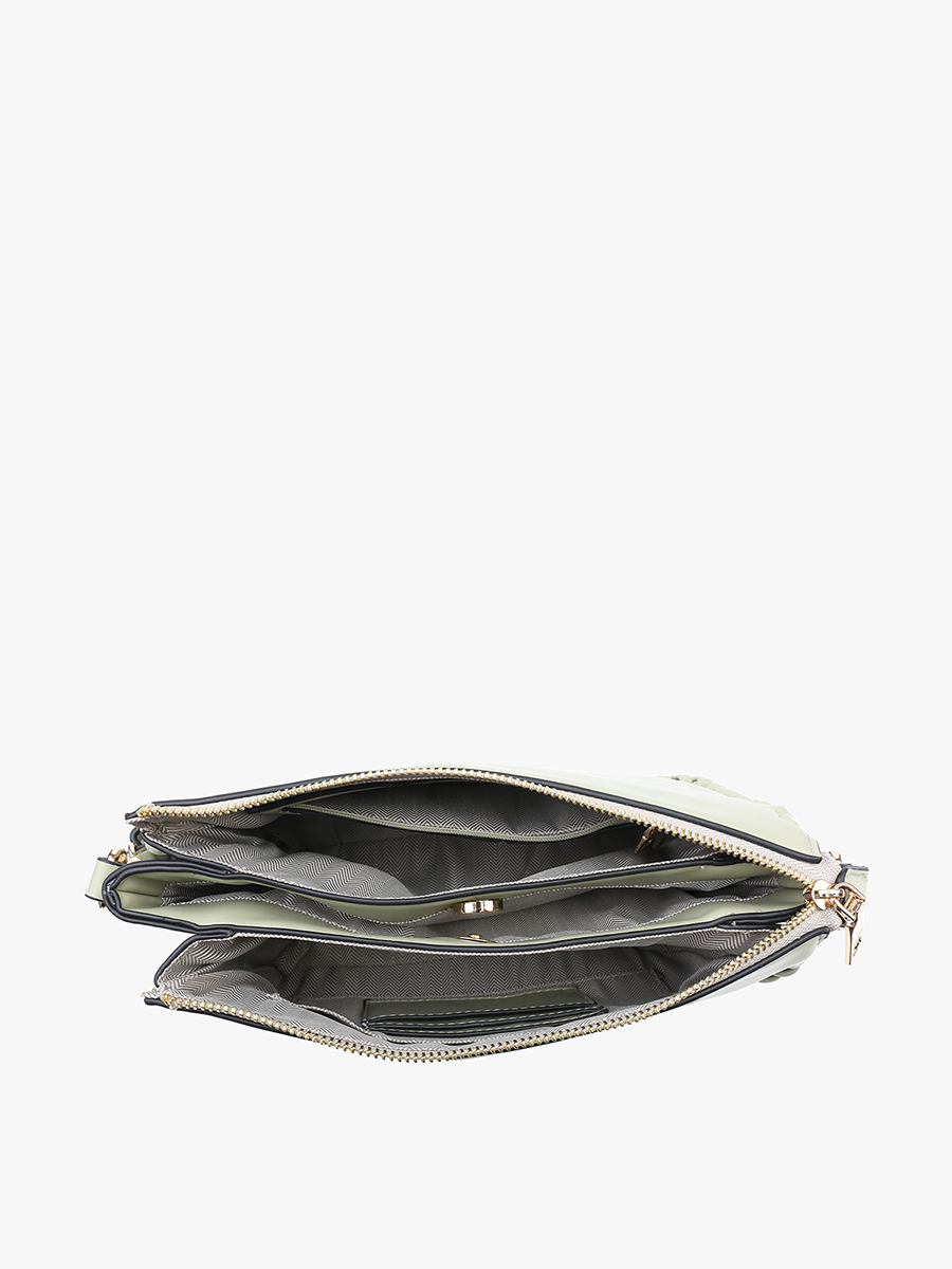Judith Vegan Whipstitch Shoulder Bag - Jen & Co. vegan handbag