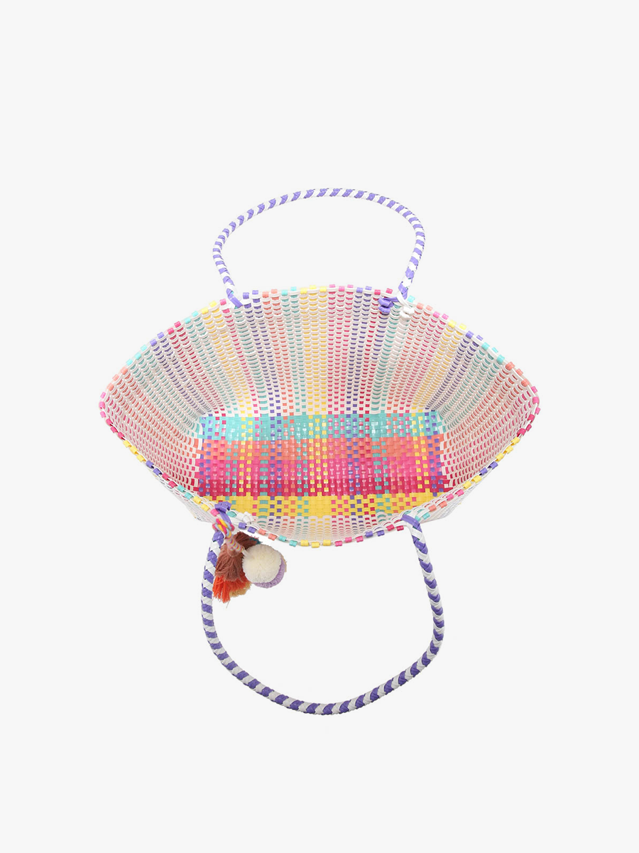 Allie Woven Tote - Jen & Co. vegan handbag