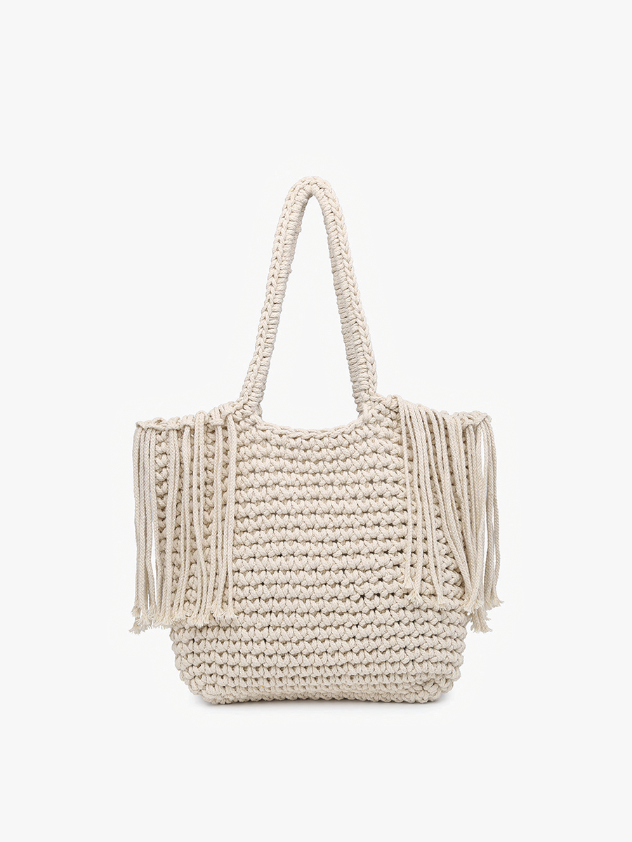 Gracie Macrame Satchel