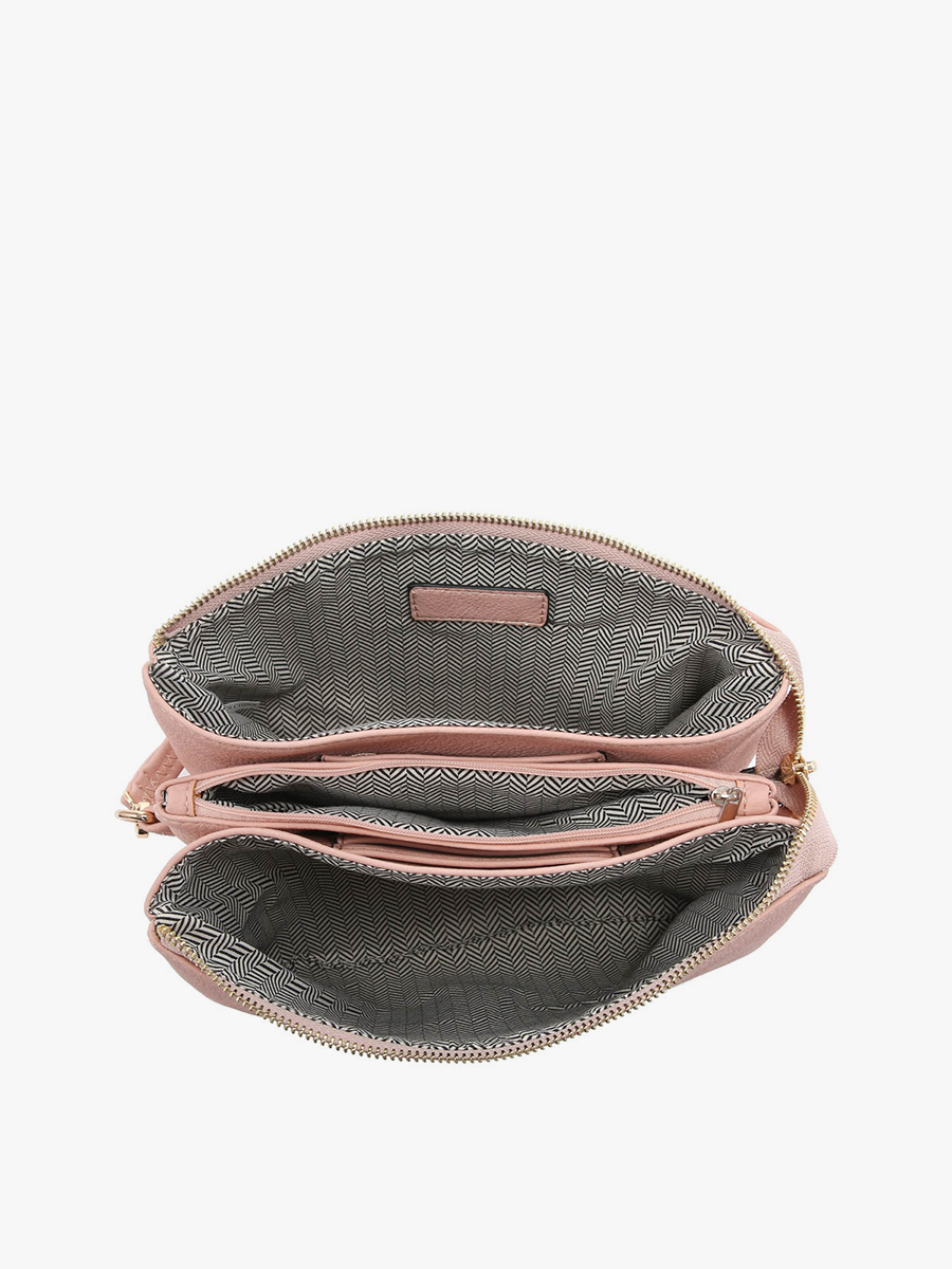 Izzy Vegan Straw Woven Crossbody - Jen & Co. vegan handbag