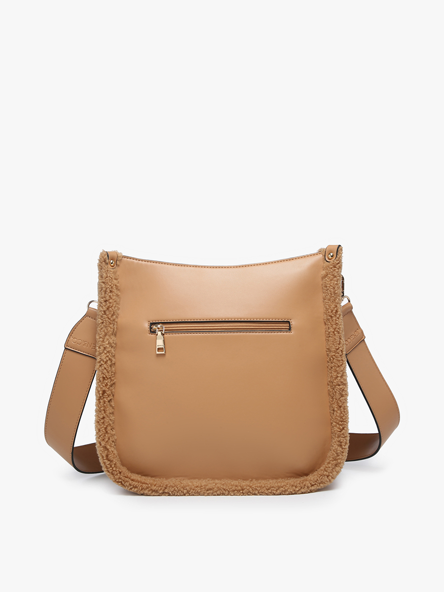 Chloe Vegan Teddy Crossbody - Jen & Co. vegan handbag