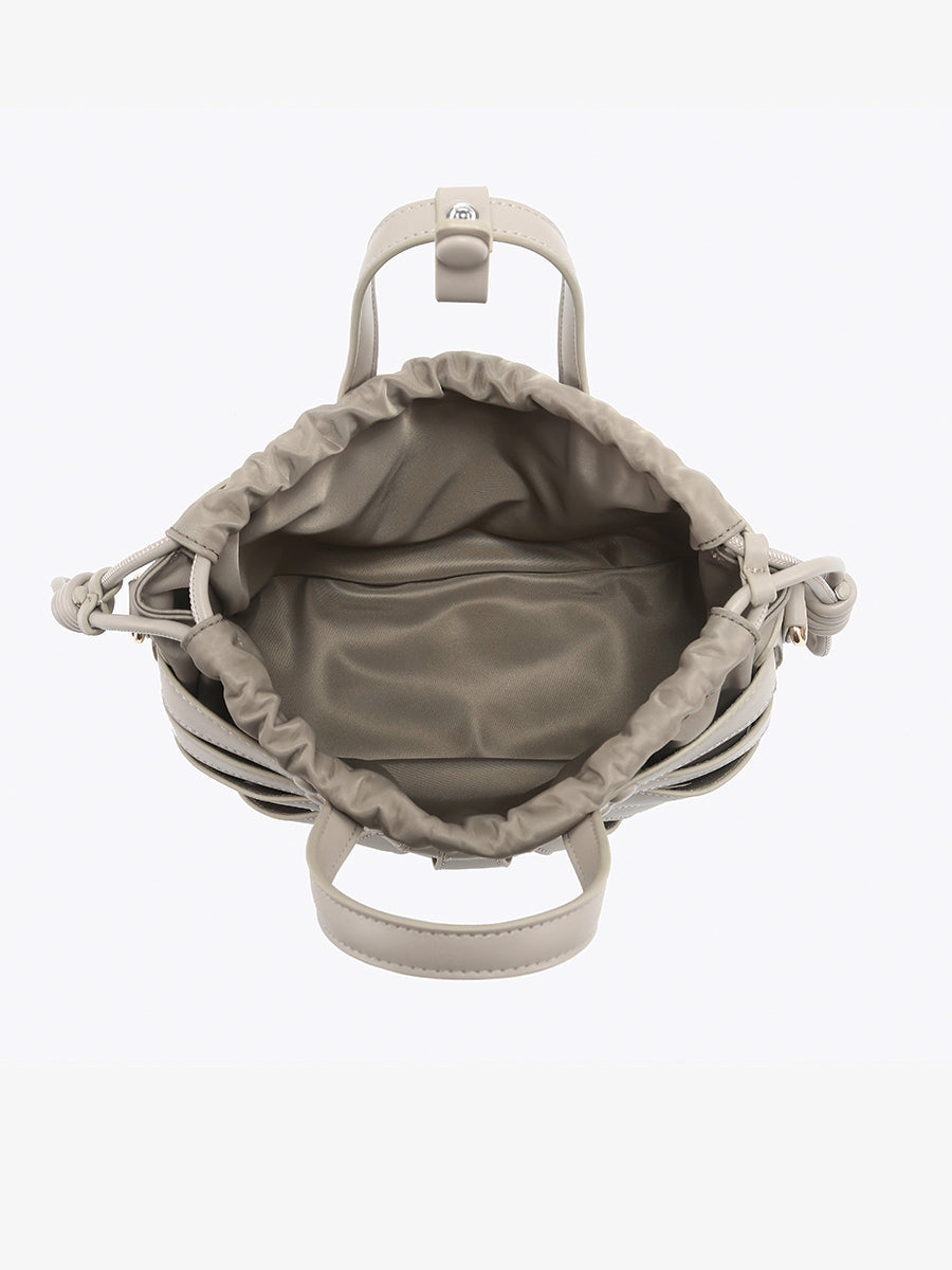 Lorraine Vegan Bucket Bag - Jen & Co. vegan handbag