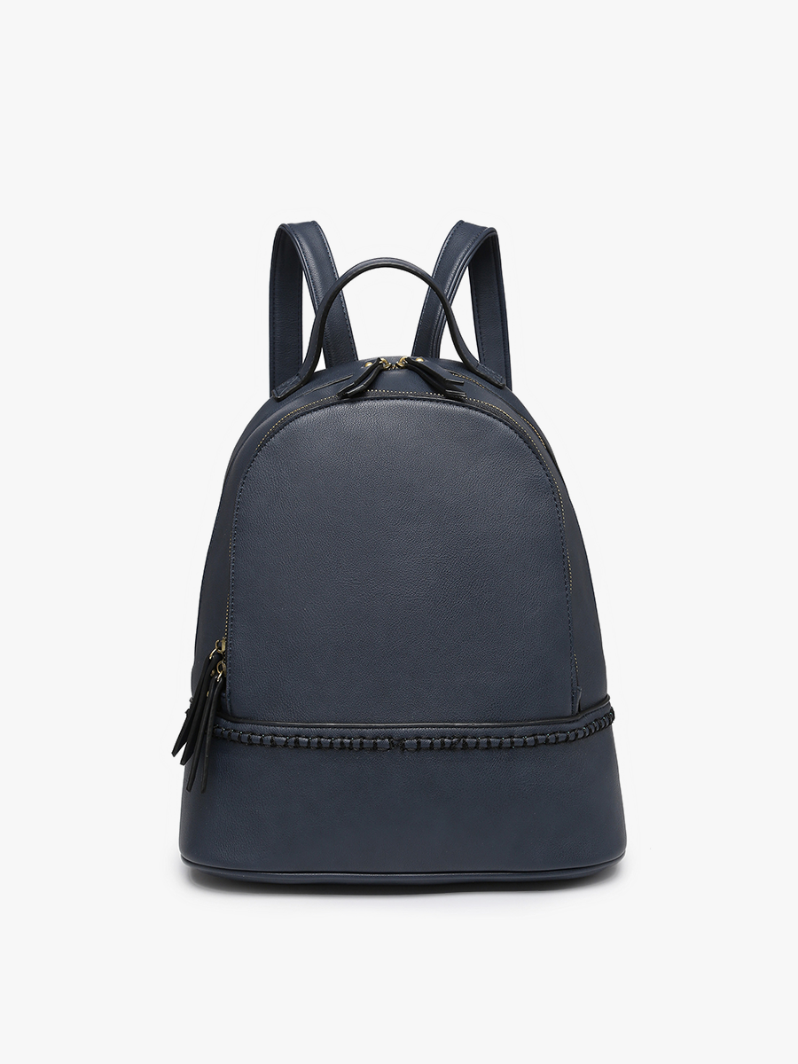 Marty Vegan Backpack Navy - Jen & Co. vegan handbag