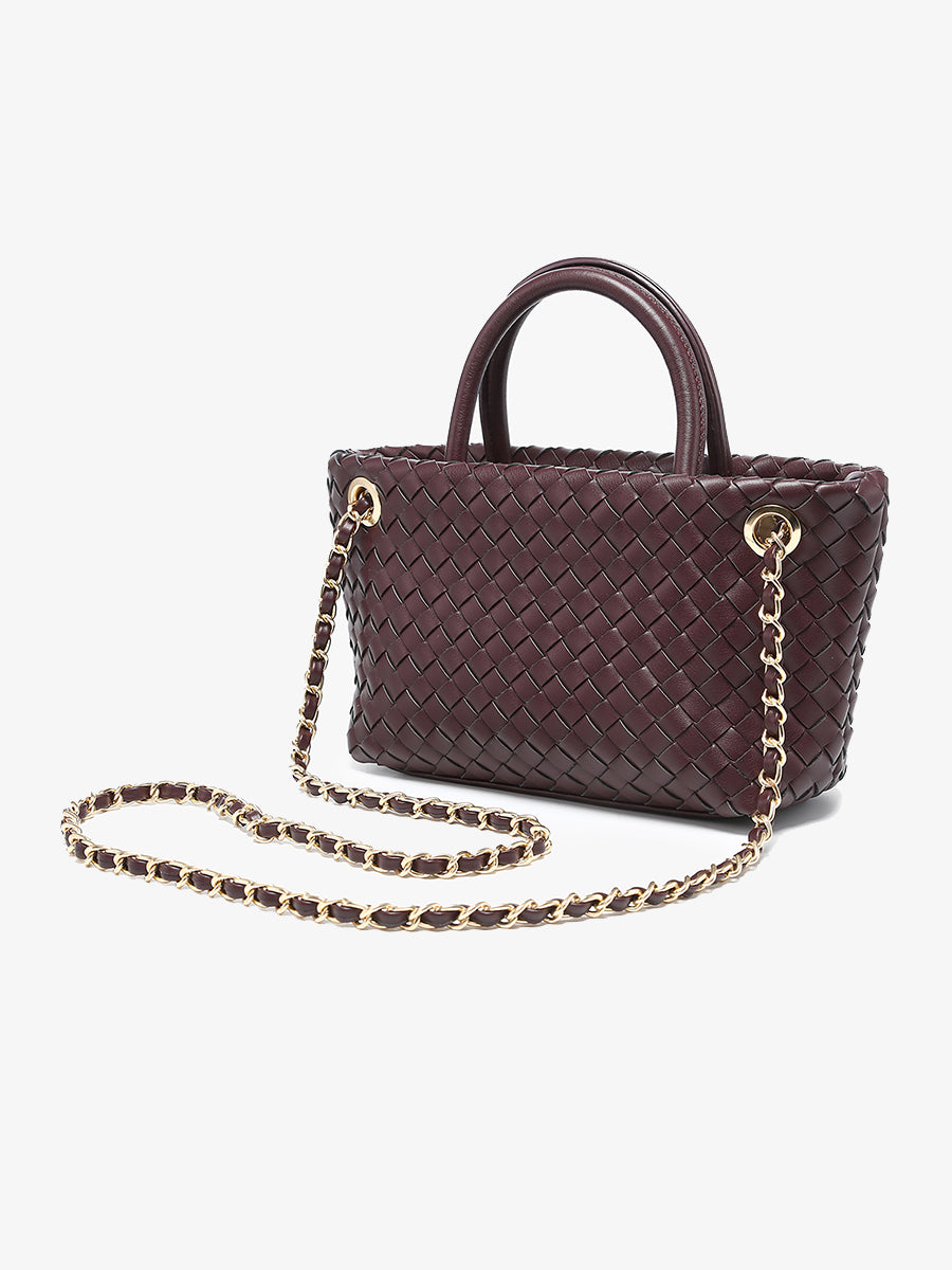 Fallon Vegan Satchel - Jen & Co. vegan handbag
