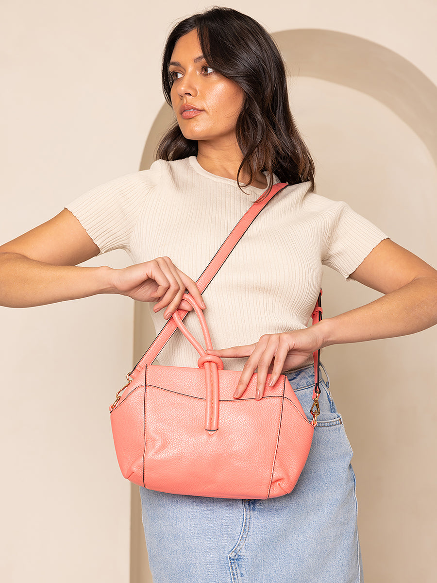 Lucille Vegan Crossbody - Jen & Co. vegan handbag