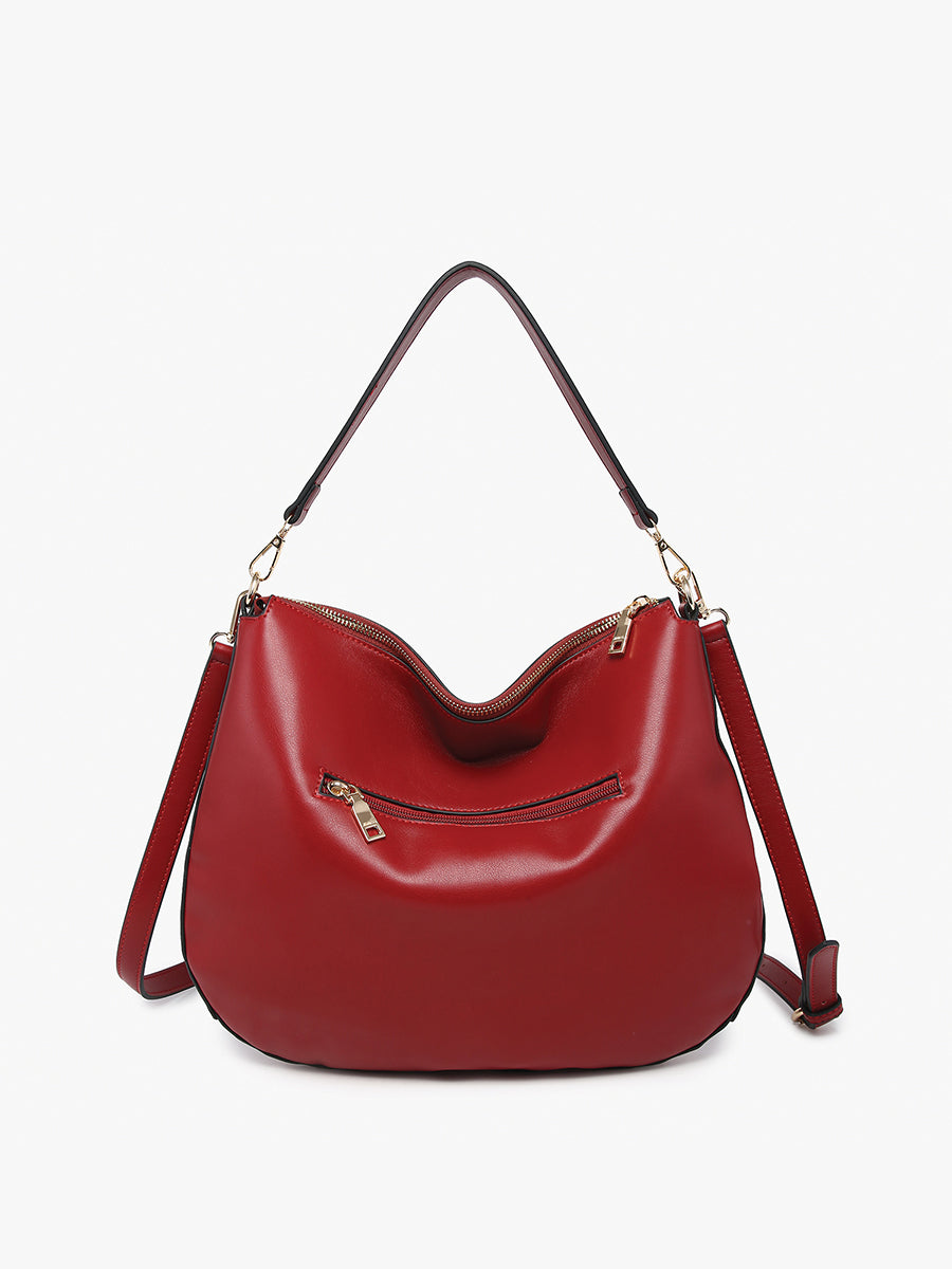 Aurelia Vegan Studded Hobo - Jen & Co. vegan handbag