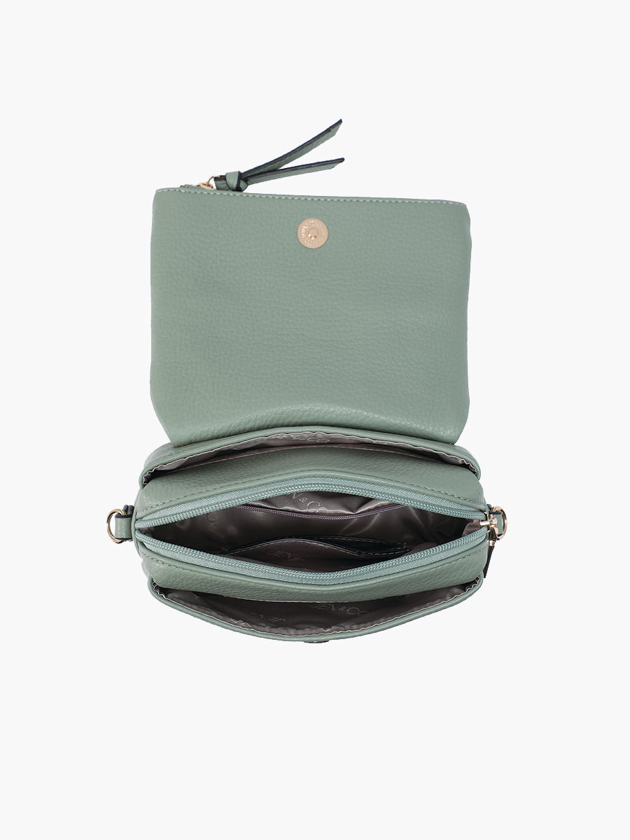 Scout Vegan Whipstitch Crossbody - Jen & Co. vegan handbag