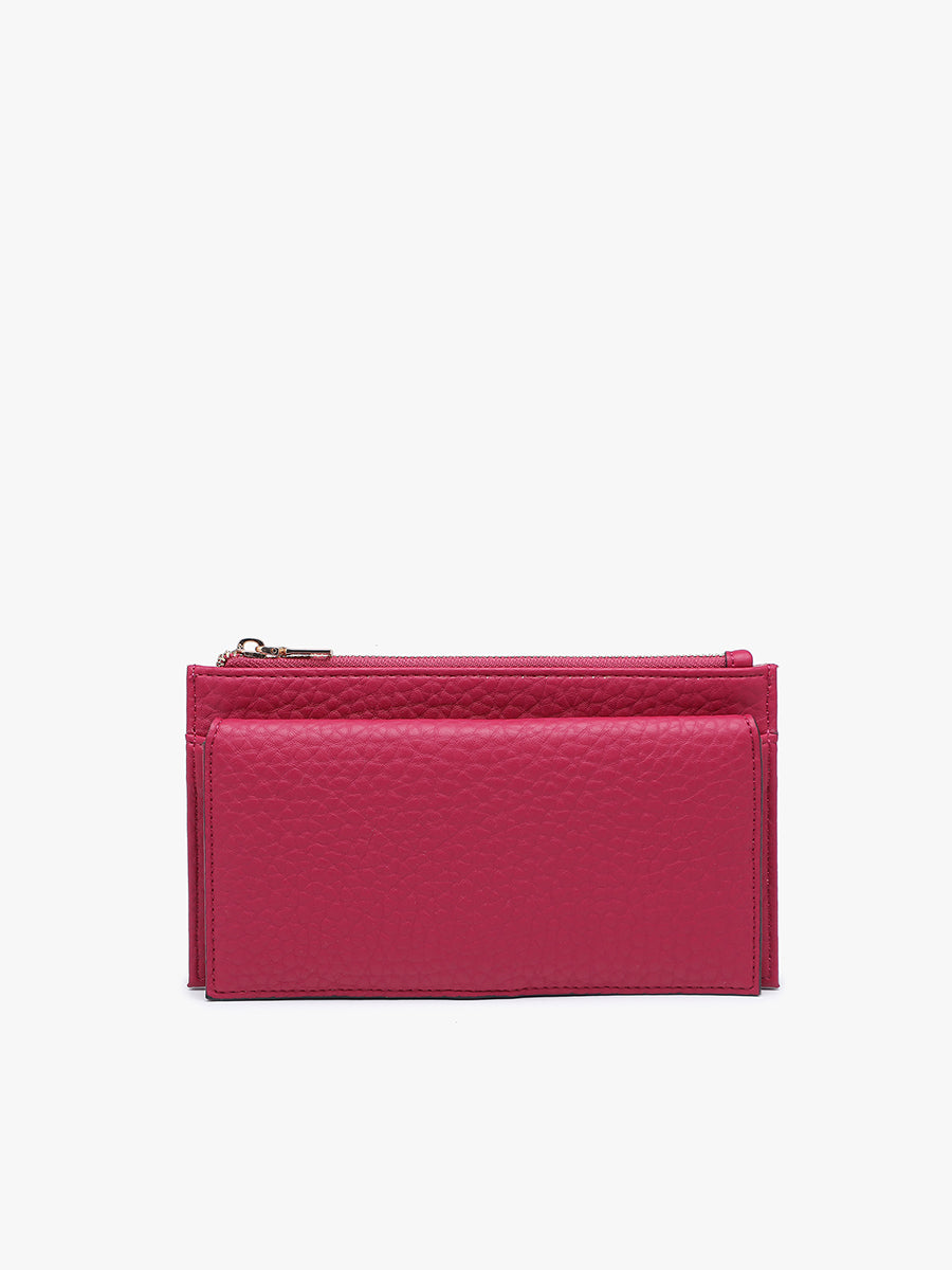 Teagan Vegan Wallet Boysenberry - Jen & Co. vegan handbag