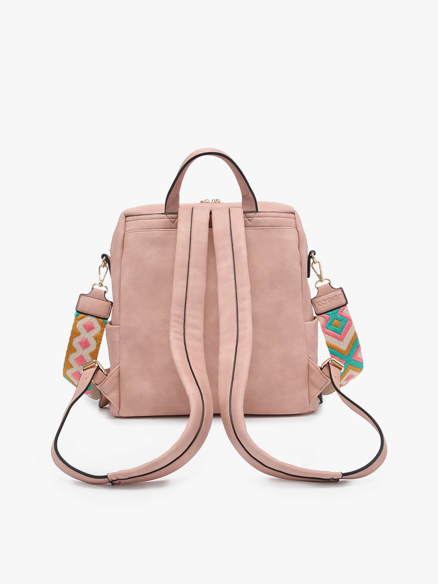 Amelia Vegan Backpack - Jen & Co. vegan handbag
